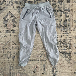 Women's LIBIN Light Blue Cargo Joggers M